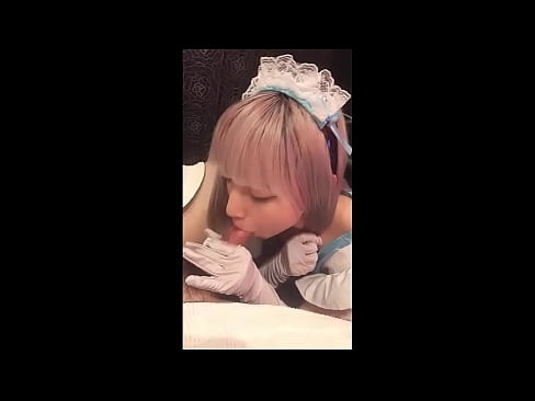 ❤️ Japana idolo [mayuka], franca servistina kostumo, parto 1, mamo kaj ŝerco kun locio ️❌ Porno ĉe ni ❌️